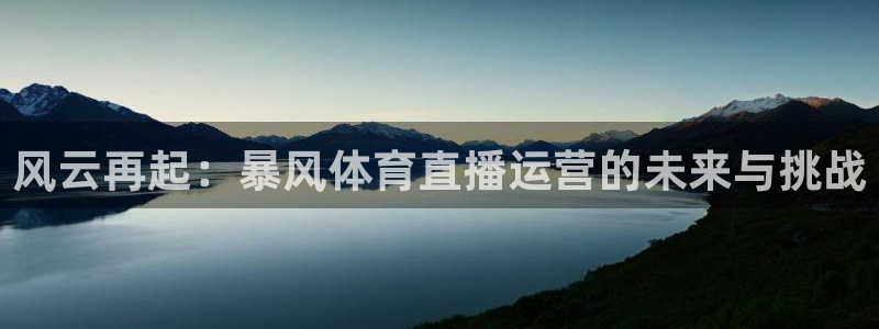 河豚直播体育直播：风云再起：暴风体育直播运营的未来与挑战