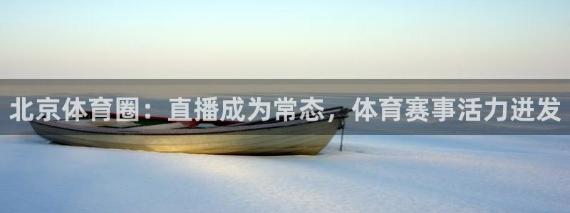 河豚直播nba免费观看：北京体育圈：直播成为常态，体育赛事活力迸发